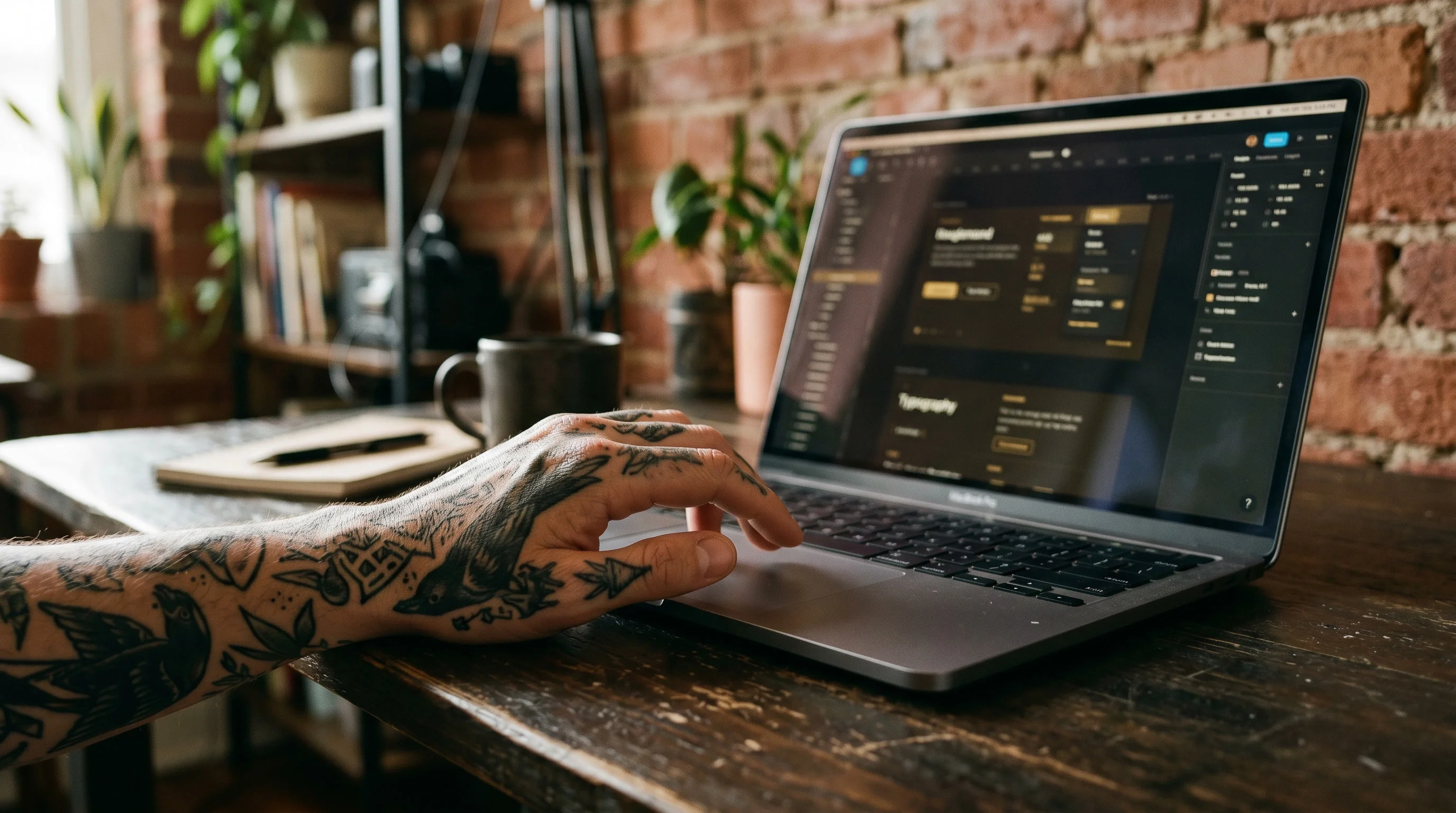 Bloom Tattoo studio portfolio website built with Tattoo Studio Pro