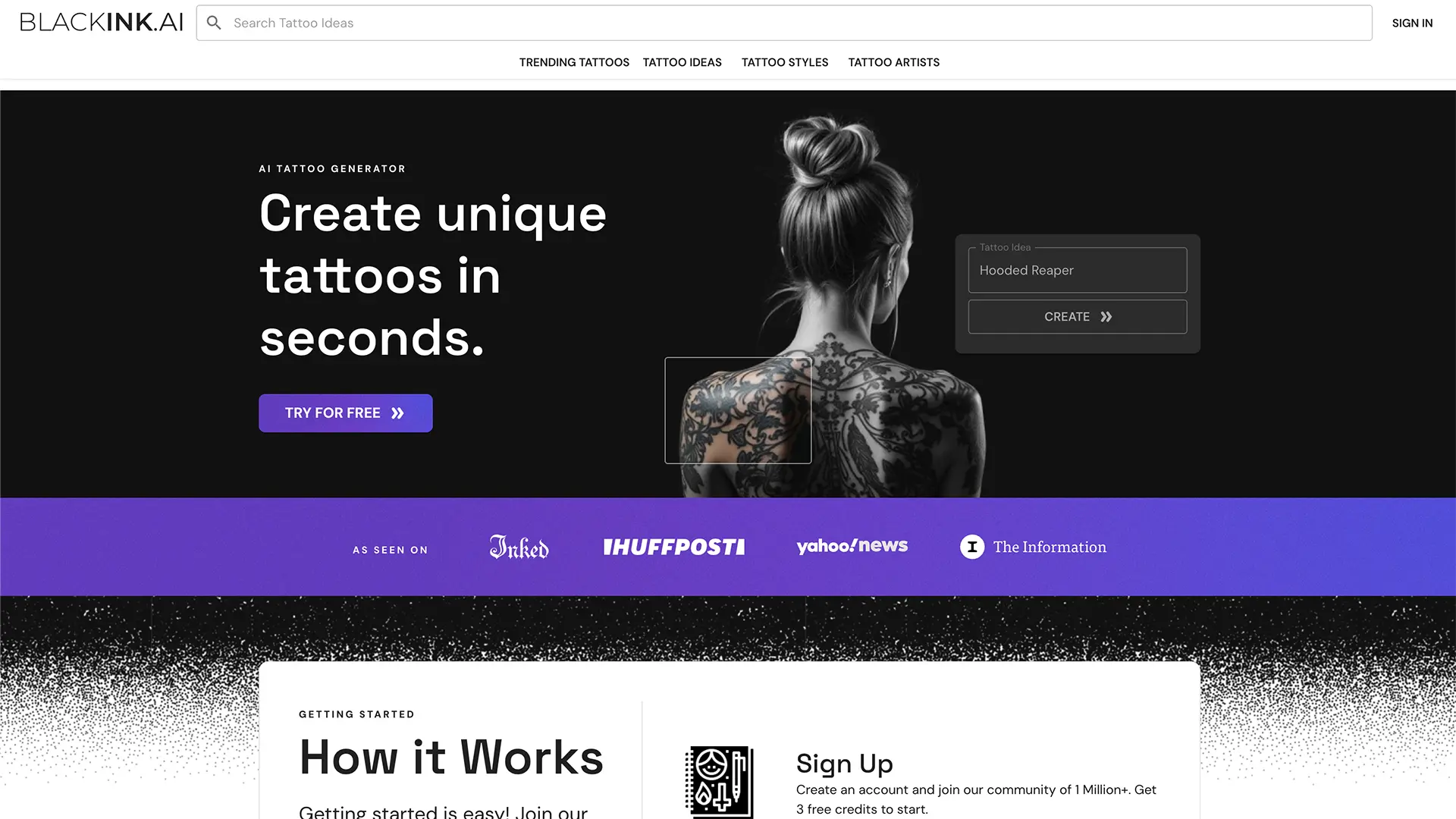 BlackInk AI Interface