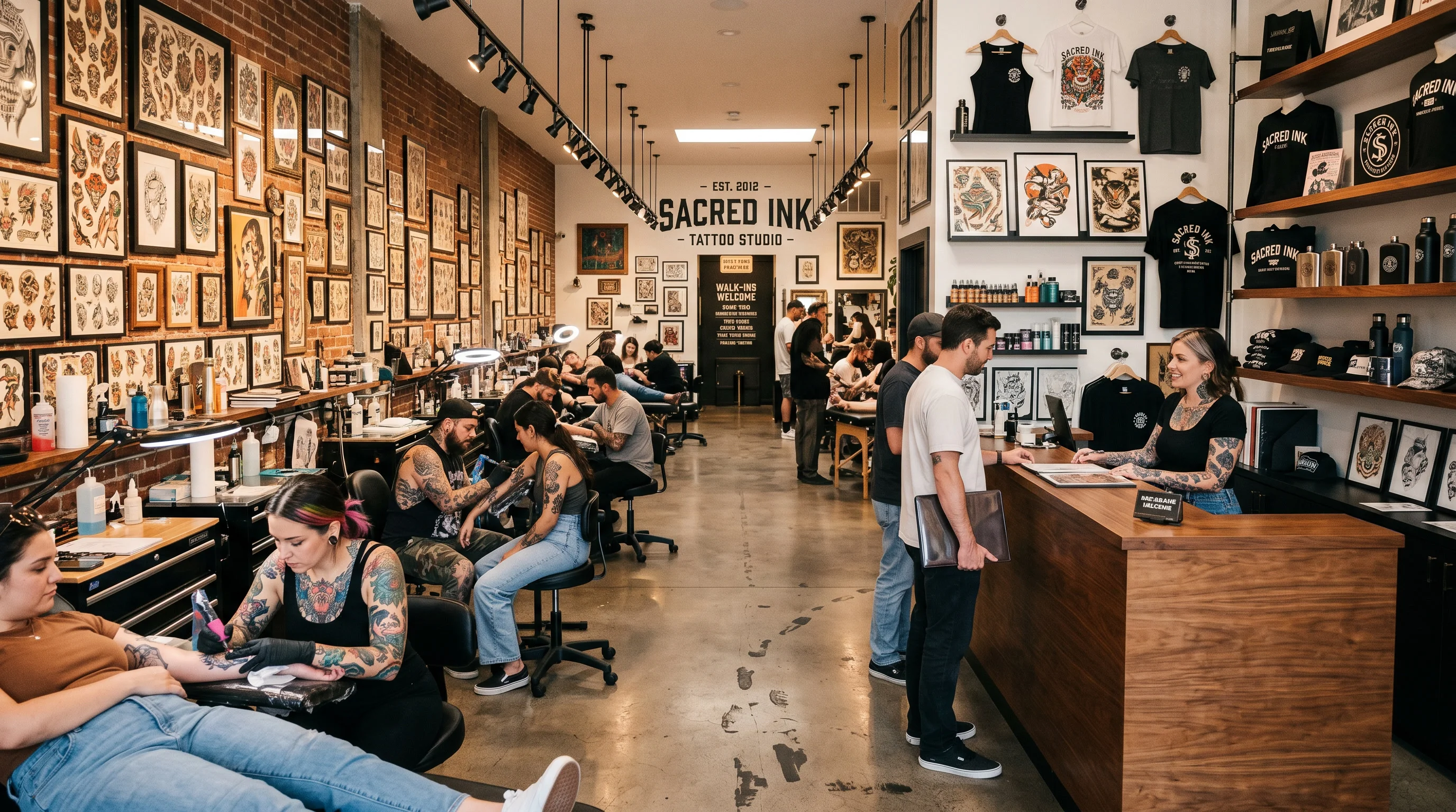 How your studio metrics connect, relationship map showing how no-shows, fill rate, retention, utilization, and ticket size all flow into revenue per artist
