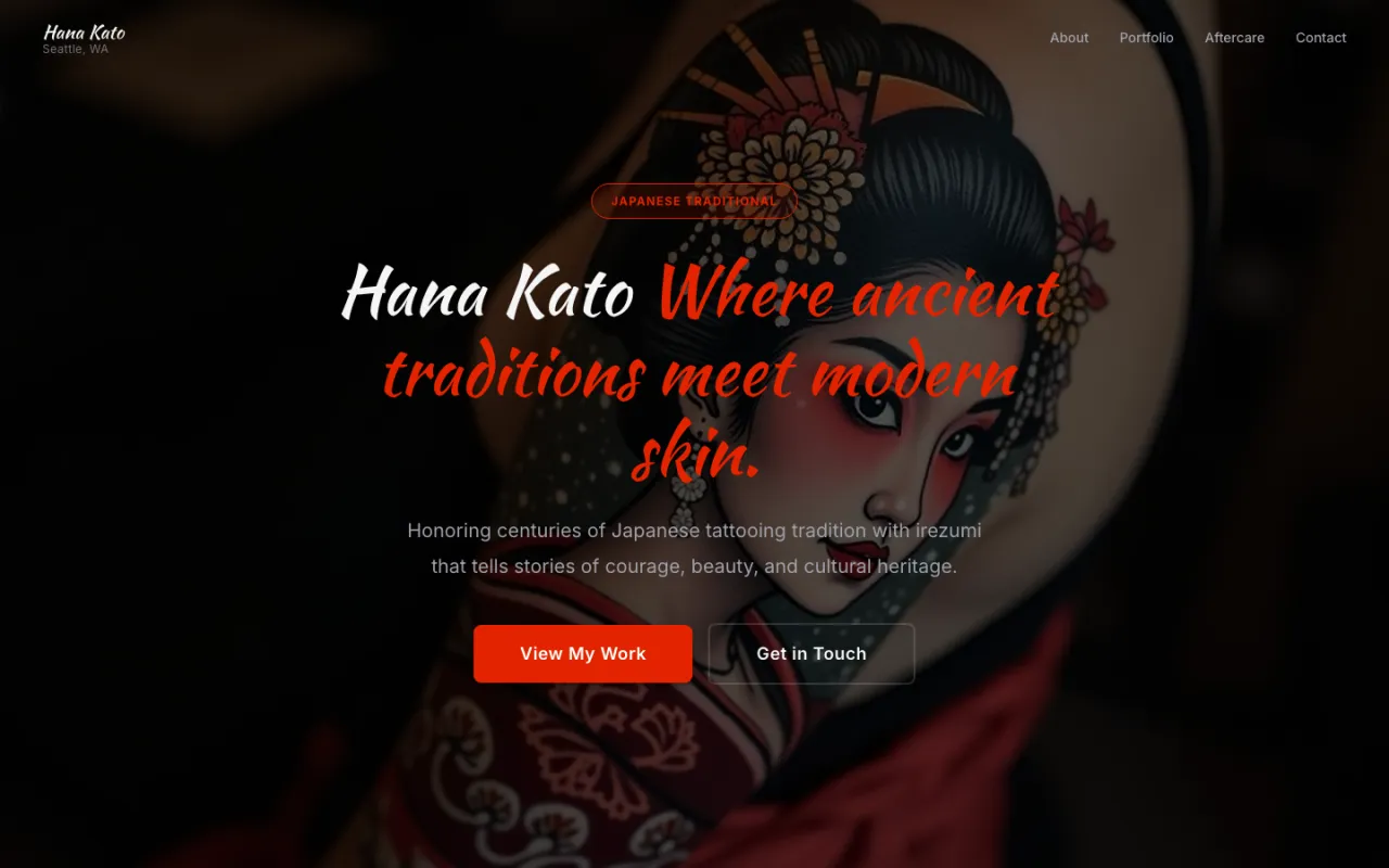 Hana Kato website