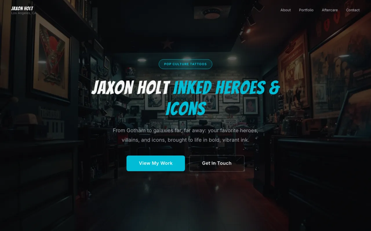 Jaxon Holt website