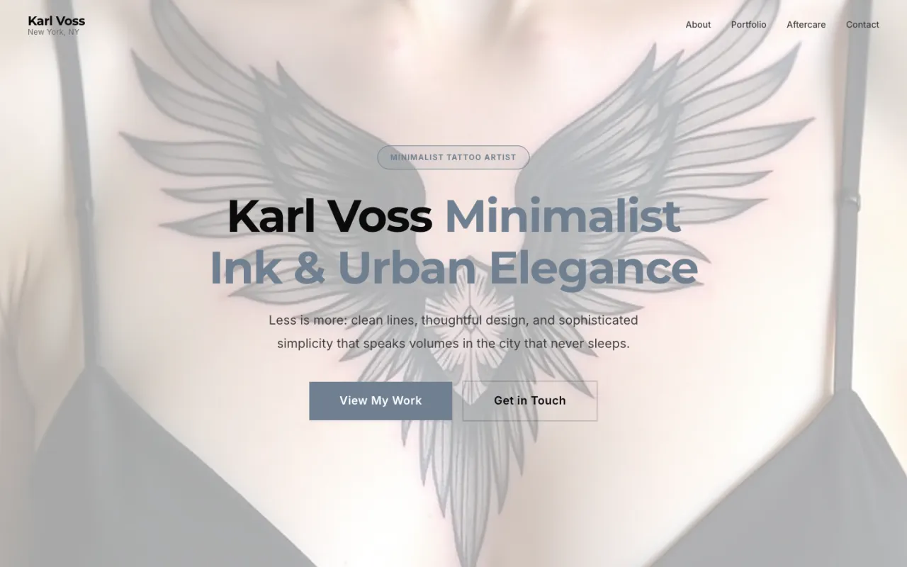 Karl Voss website