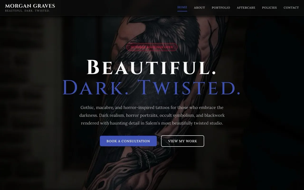 Morgan Graves website
