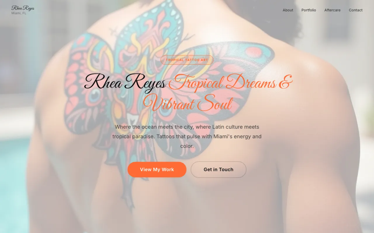 Rhea Reyes website
